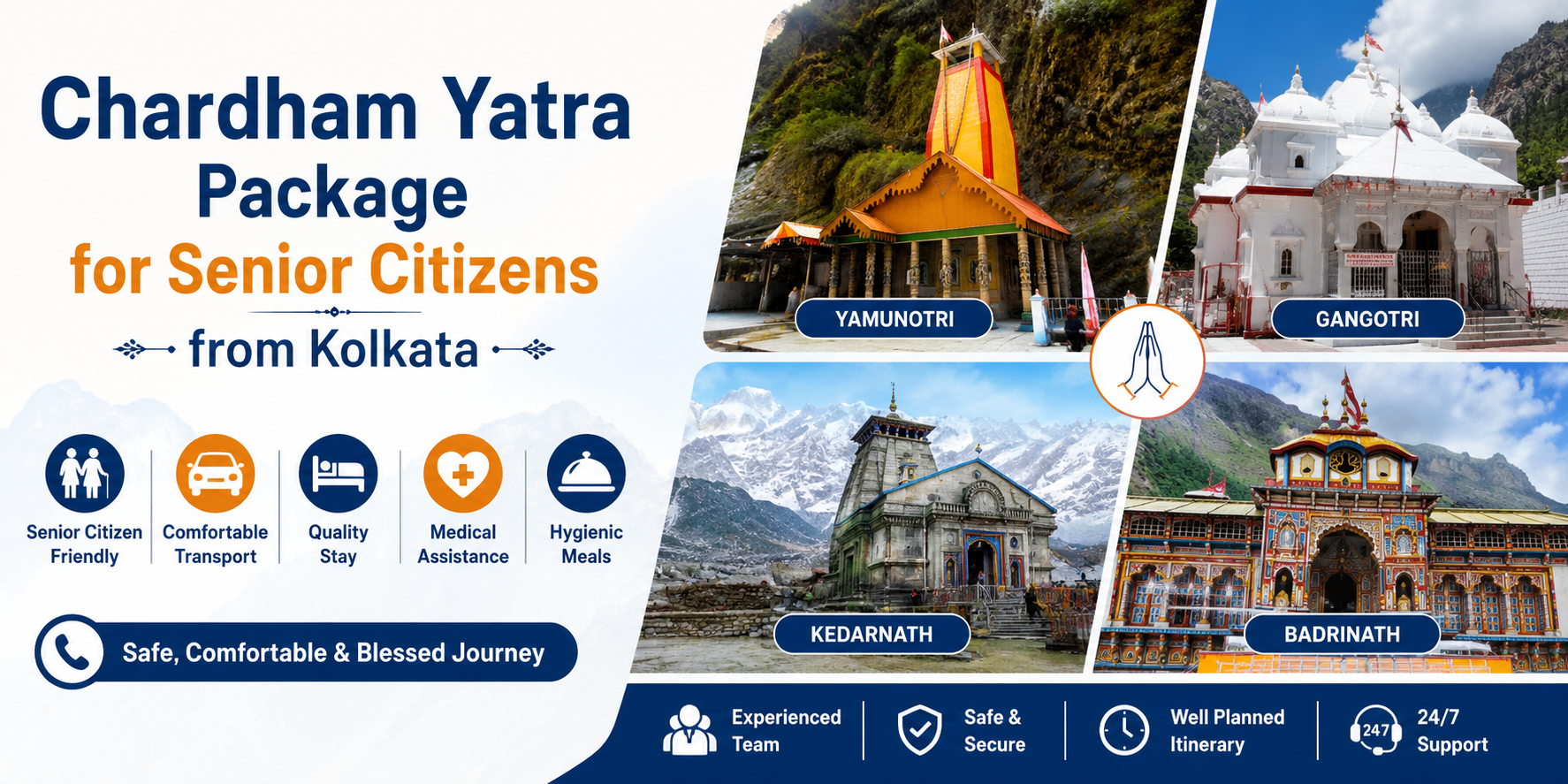 Char Dham Yatra Package For Senior Citizens From Kolkata